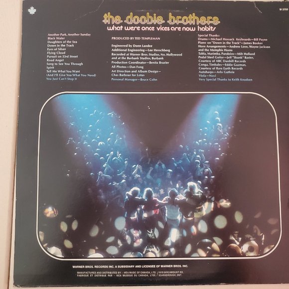 The Doobie Brothers - What was once vices are now habits - Vinyl Record - Picture 2 of 2
